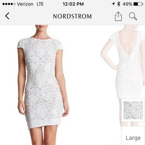 Gorgeous white sequin dress